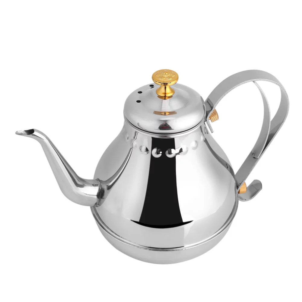 Stainless Steel Gooseneck Pour-Over Coffee Kettle 1.2L I342