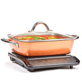 Copper 70172 Chef Induction Cooktop with 11 Casserole Pan 110 Volt