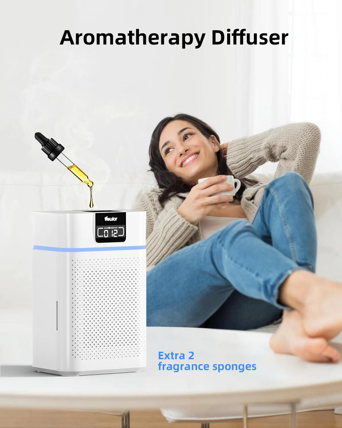 Air Purifier for Home, HEPA 13 Filter, Covers 1076 Sq Ft N48115