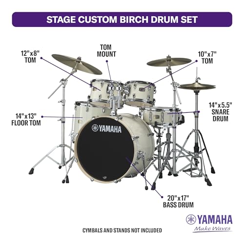 5pc Birch Shell Pack with 22" Kick and 14" Snare E31686