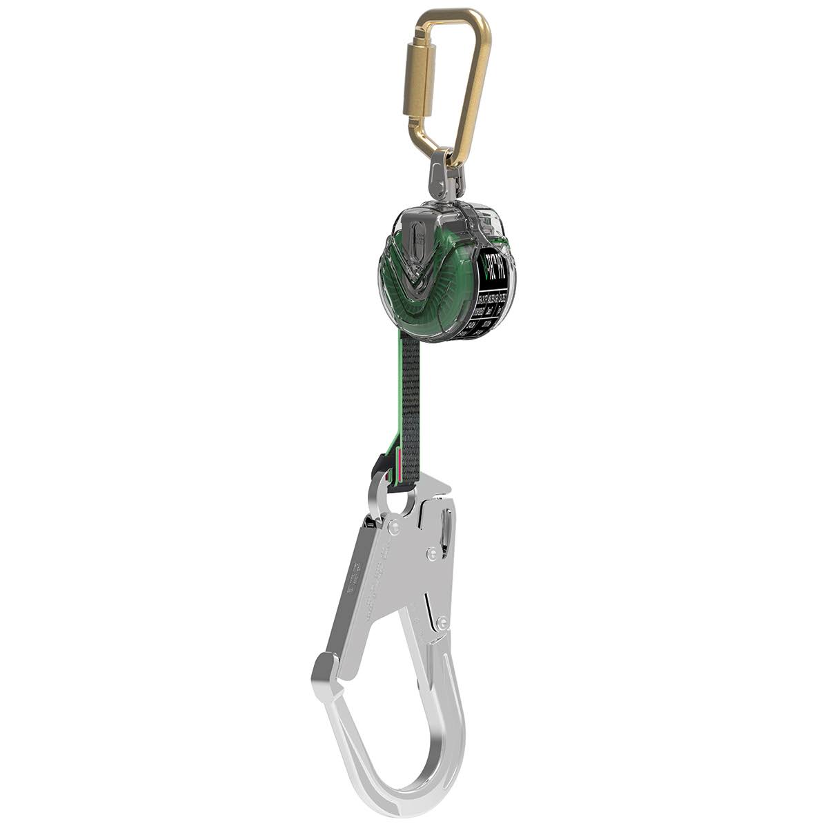 MSA 63011-00A Latchways 6& Web SRL with Snaphook Steel Carabiner