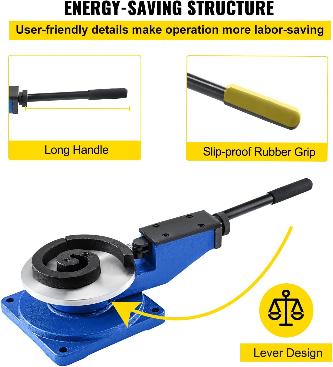 Metal Scroll Bender with 3 Tools for Steel, Brass, Copper, Aluminum D84367