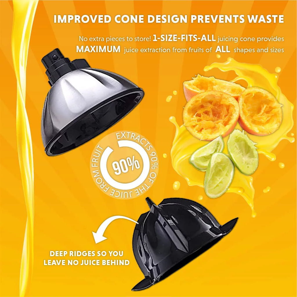 Electric Citrus Juicer Squeezer for Orange, Lemon, Grapefruit, 300W M521664