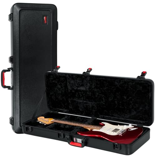 Molded Flight Case for Strat/Tele Style Electric Guitars with TSA Locking Latch U665