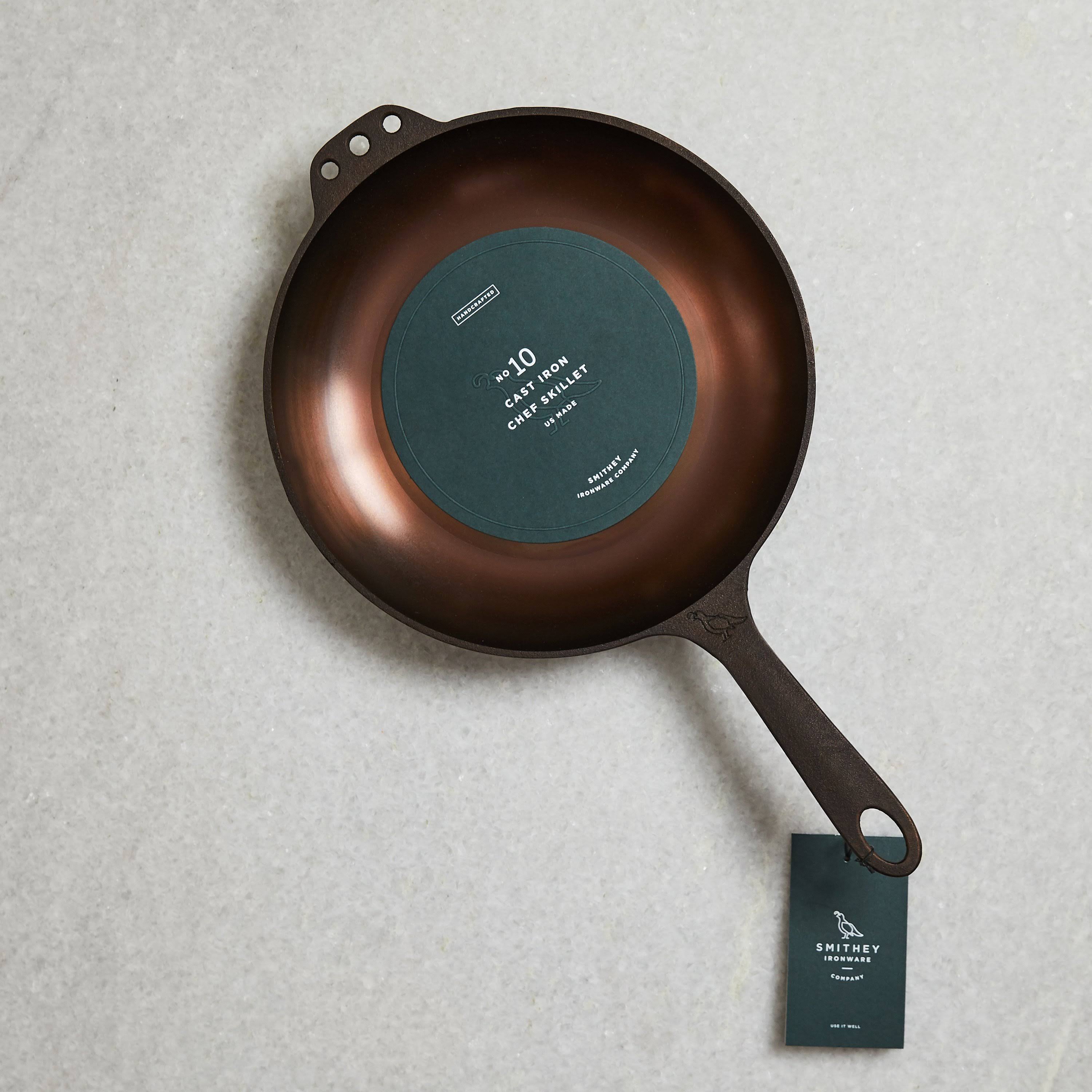Smithey Cast Iron Chef Skillet