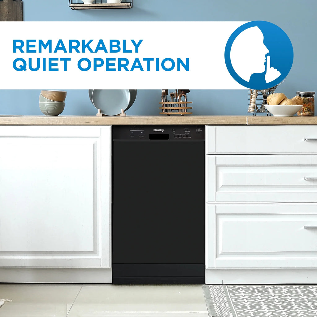 18" Built-in Dishwasher in Black Y3012