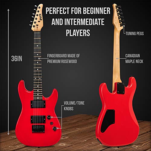 3/4 Size Electric Guitar Kit for Kids with Amp and Accessories V60944