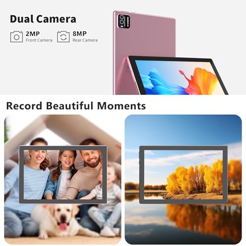 10 inch 2 in 1 Tablet with Keyboard Mouse Case Stylus, 8GB+64GB, IPS Touch Screen G53405