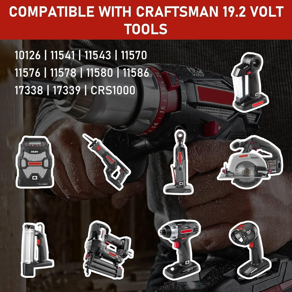 19.2V Ni-Mh Replacement Battery for Cordless Drills F416061