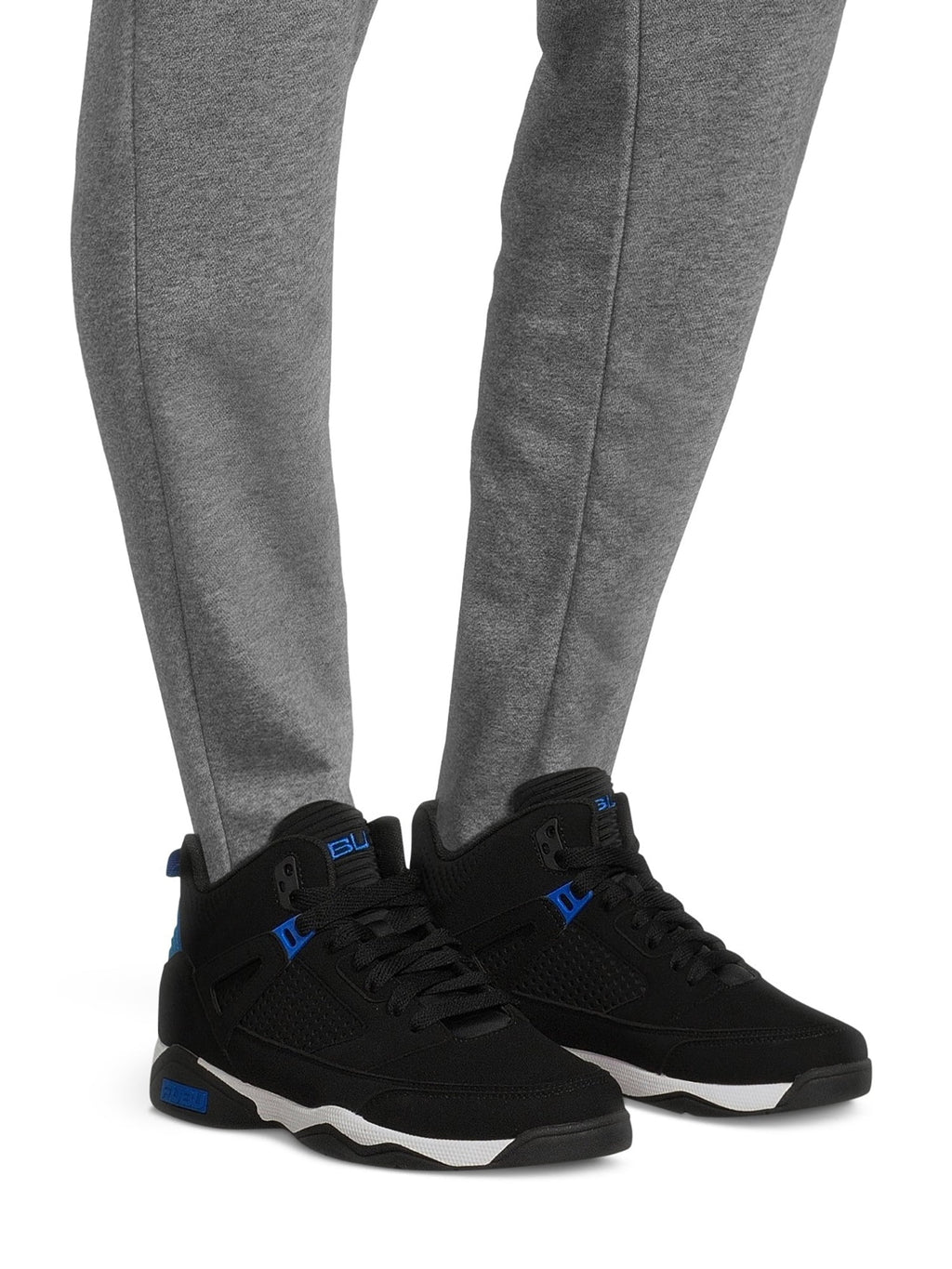 Men's High-Top Basketball Sneakers, Sizes 7-13 V375195