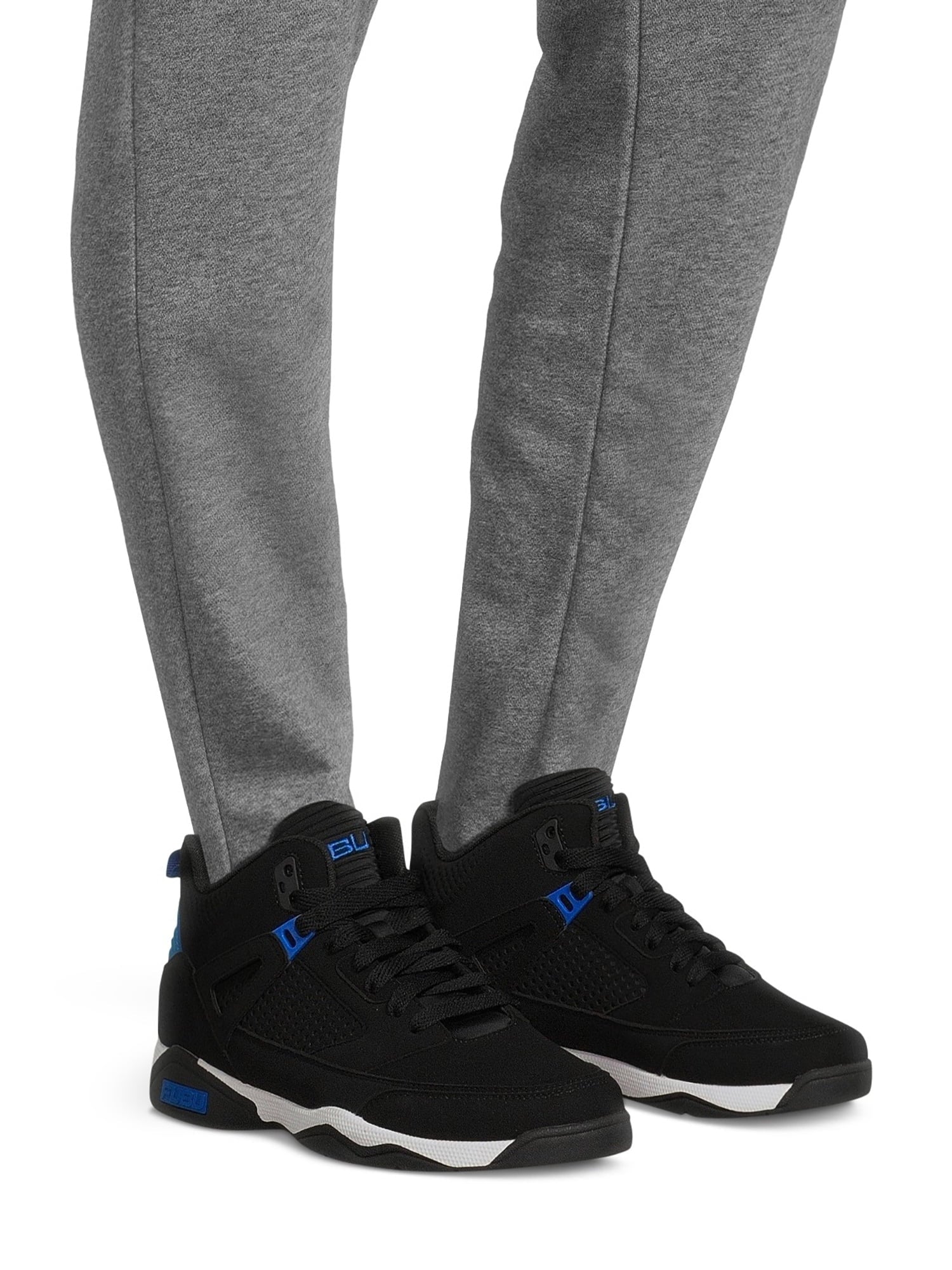 Men's High-Top Basketball Sneakers, Sizes 7-13 V375195