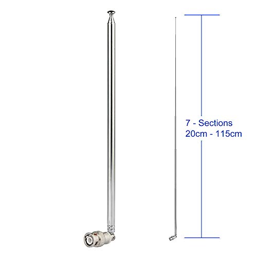 Police Radio Scanner Antenna 20-1300MHz Telescopic BNC Male M7277