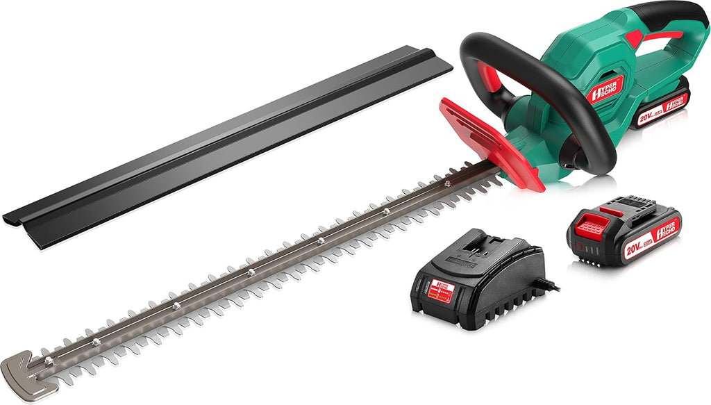 Cordless Hedge Trimmer 24-Inch with 2.0Ah Battery and Charger T581