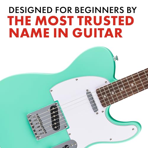 Telecaster Electric Guitar for Beginners, Sea Foam Green U77216