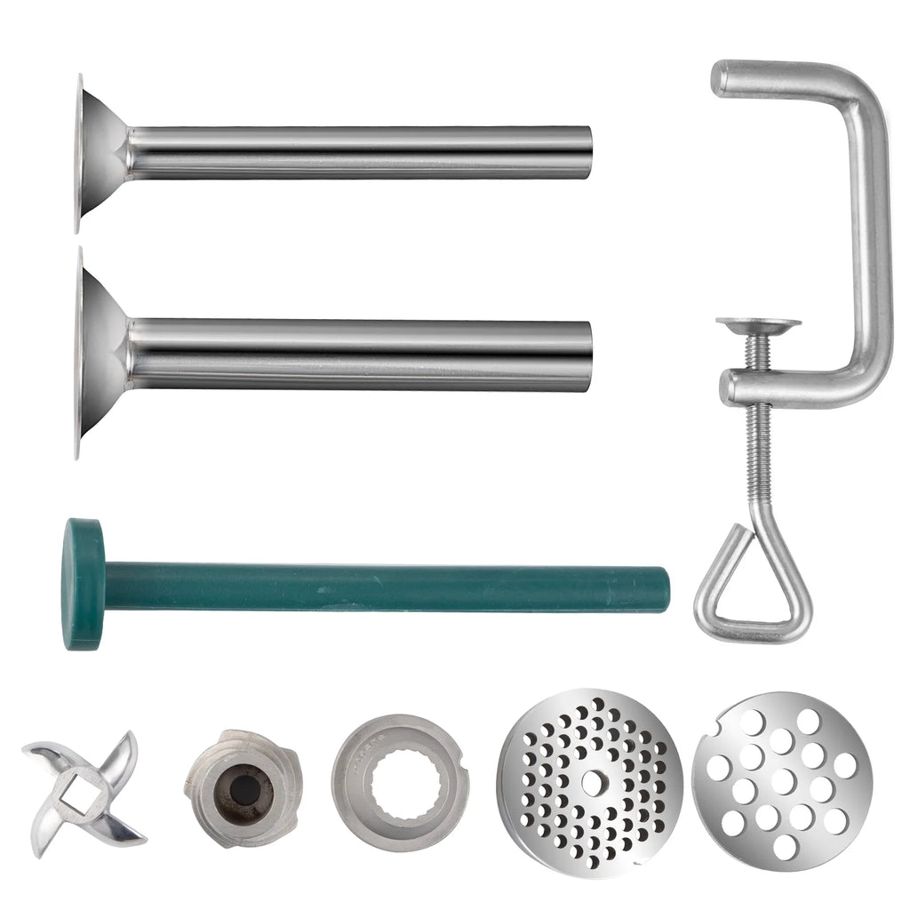 Manual Meat Grinder Stainless Steel with Crank Sausage Maker L515