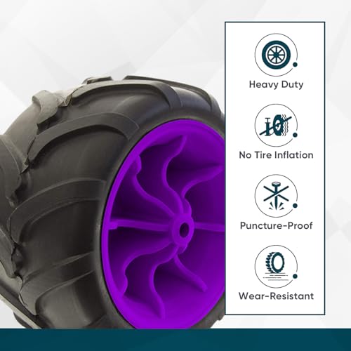 Heavy Duty Solid Tire Wheel for All-Terrain Wagons & Garden Carts A64280