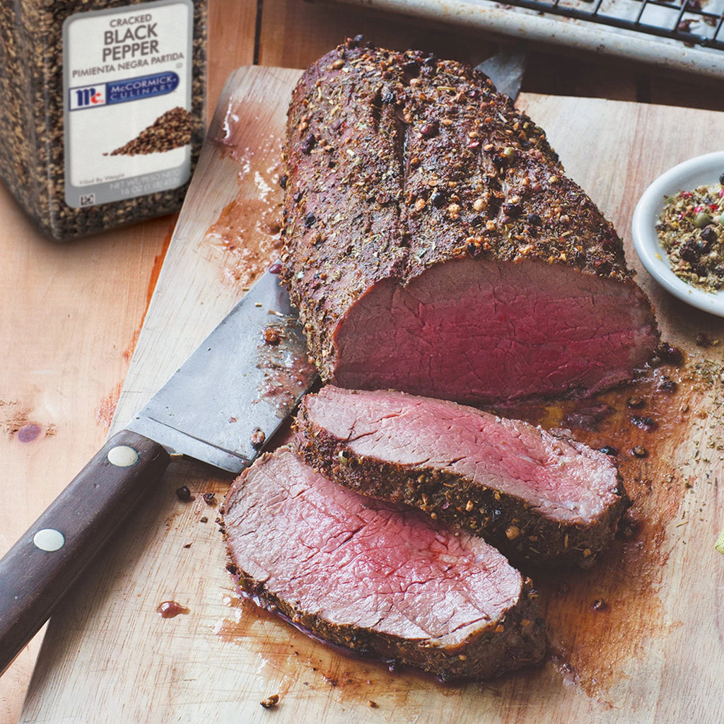Cracked Black Pepper, 16 oz D46202