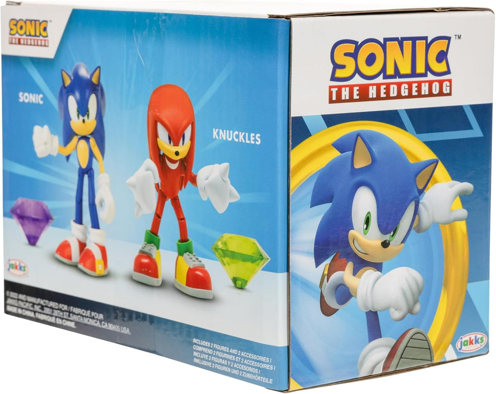 Sonic 4" Figure 2 Pack Modern Sonic and Knuckles R48477