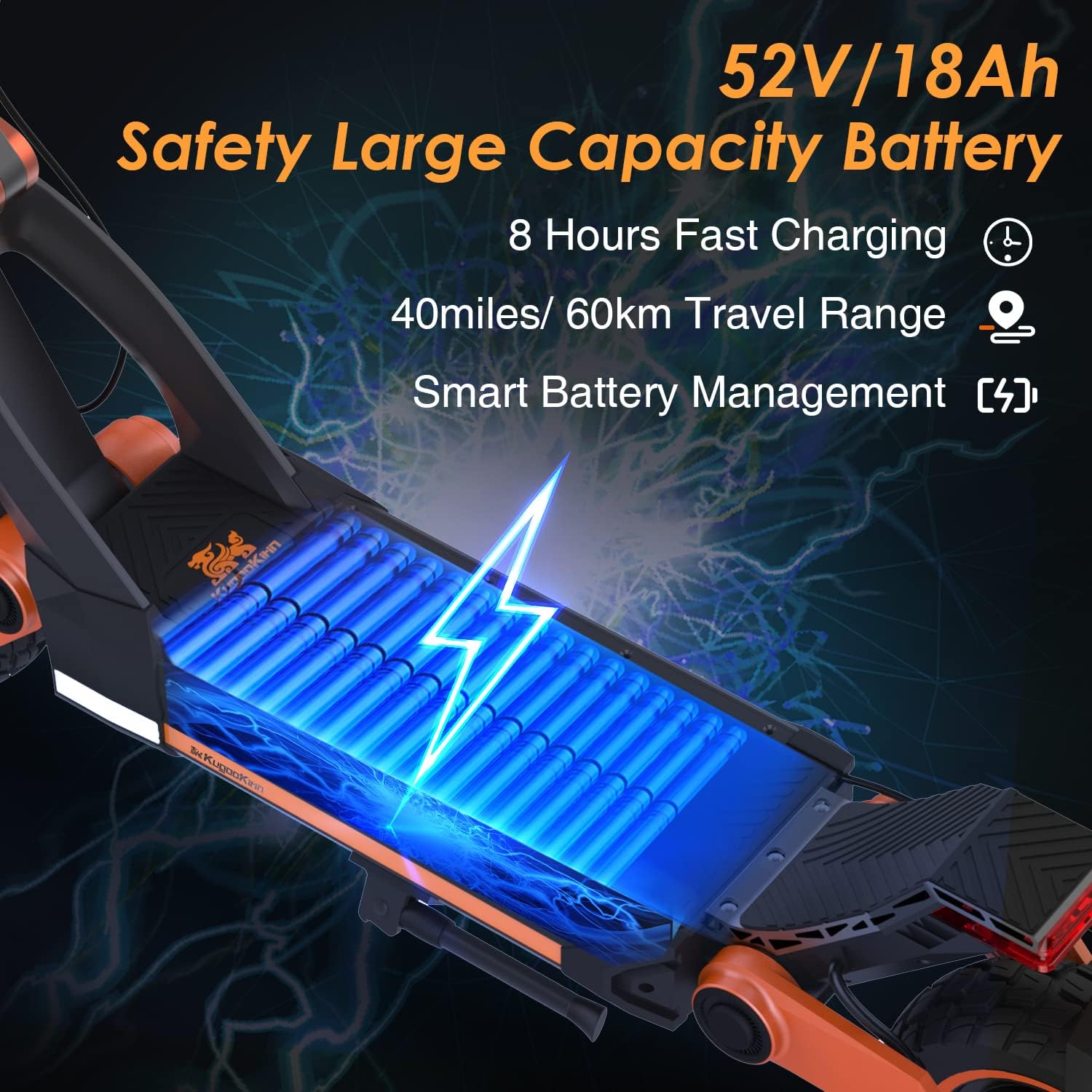 Electric Scooter for Adults, 1200W Motor, 31 mph, 10.5" Off Road Tires, Foldable X33553