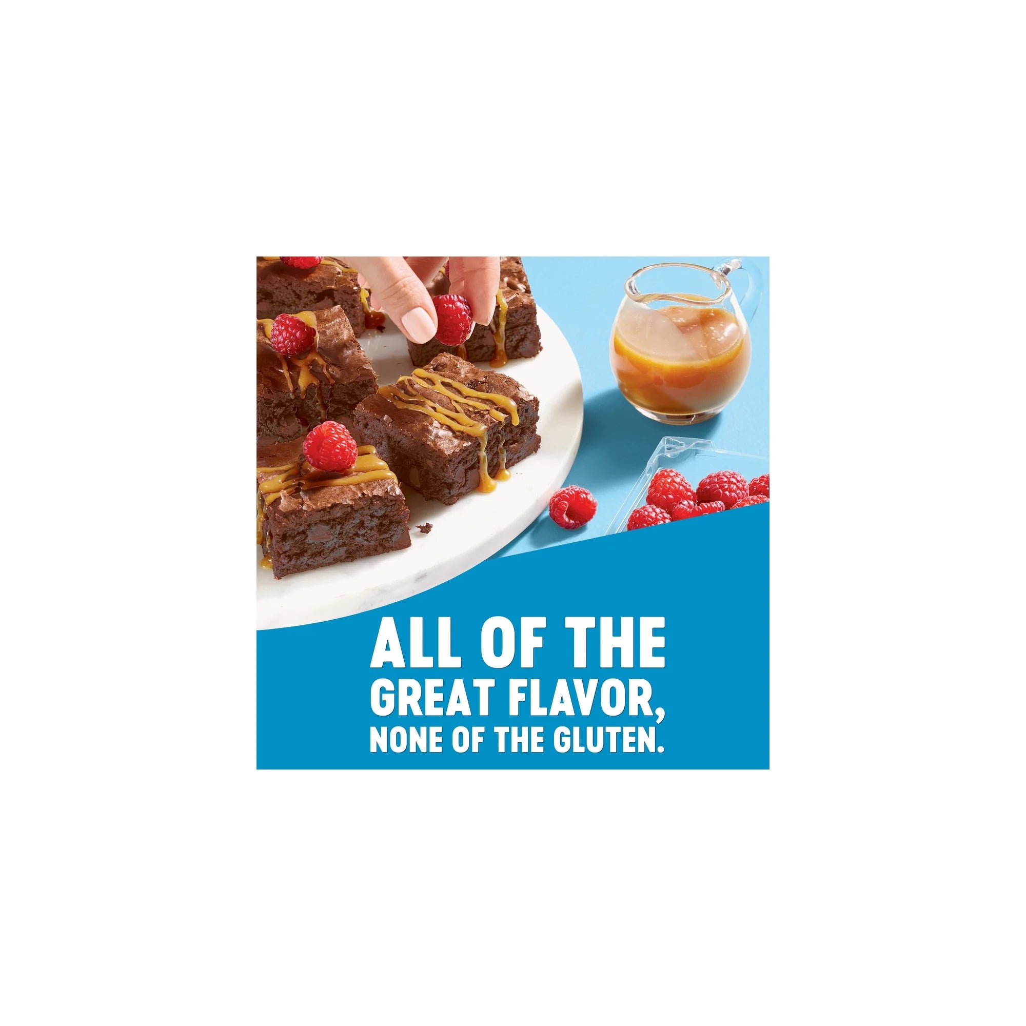 Gluten Free Double Chocolate Brownie Mix with Chocolate Chips, 20 oz Box (Pack of 3) I34734