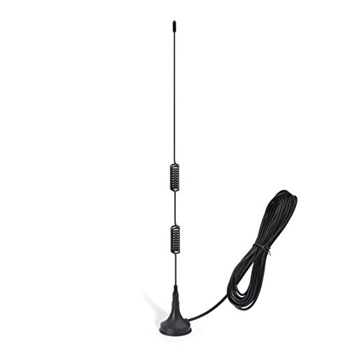 Police Scanner Antenna Magnetic Base HF VHF UHF Ham Radio BNC Male 2-Pack V5696
