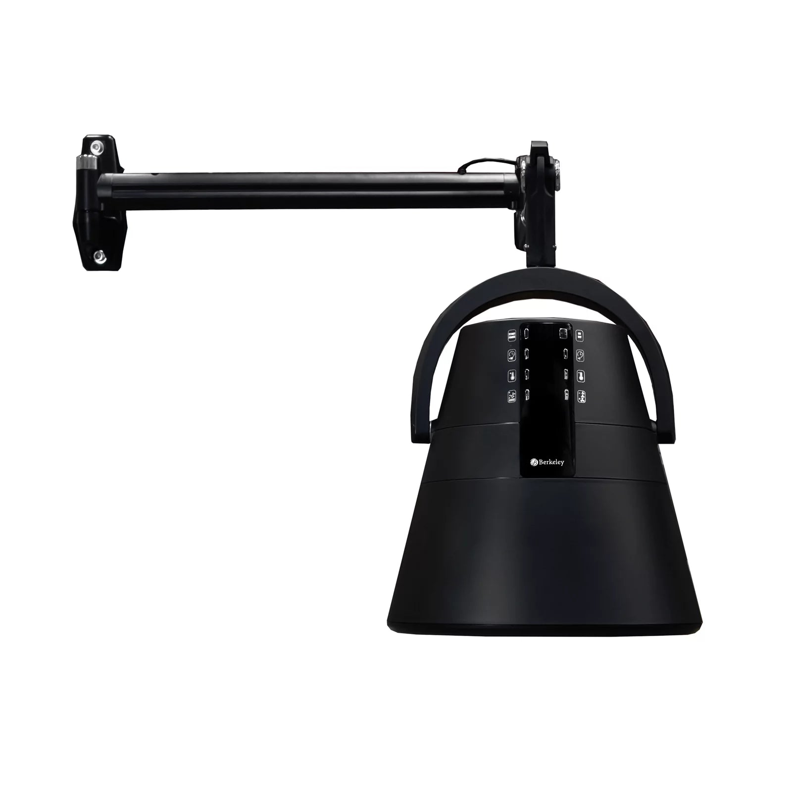 LUX Salon Hair Dryer Wall Mounted Hood Hanging Processor for Hair Salon Styling Studio, Black