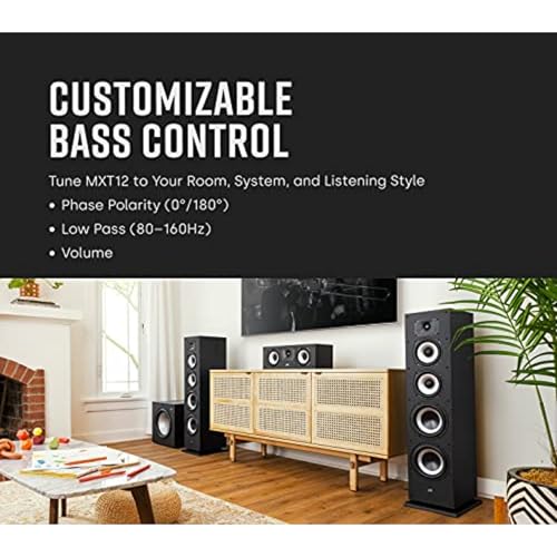 10" Home Subwoofer with 100W Amplifier, Dolby Atmos & DTS:X Compatible P253133