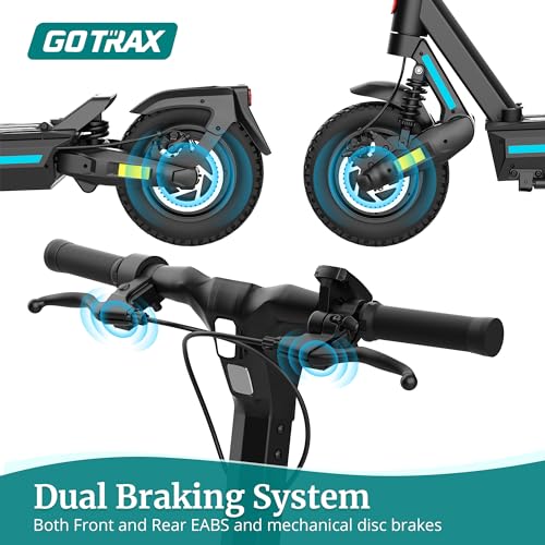 Off-Road Electric Scooter for Adults, 10" Tubeless Tires, 25 Miles Range, Dual 500W Motor, Foldable S312917