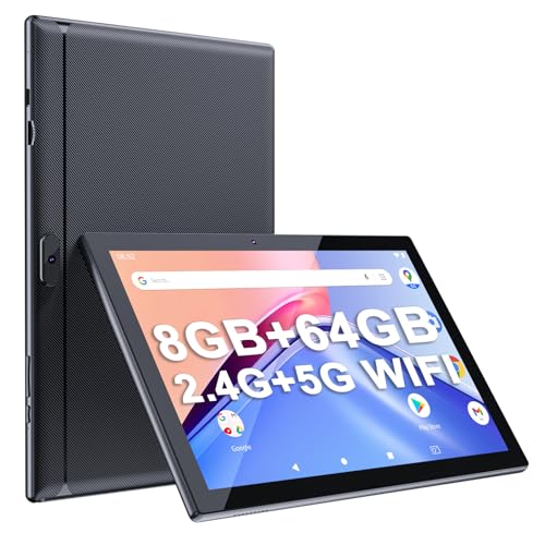10 Inch Android 14 Tablet with Keyboard, 8GB RAM, 64GB Storage H38978