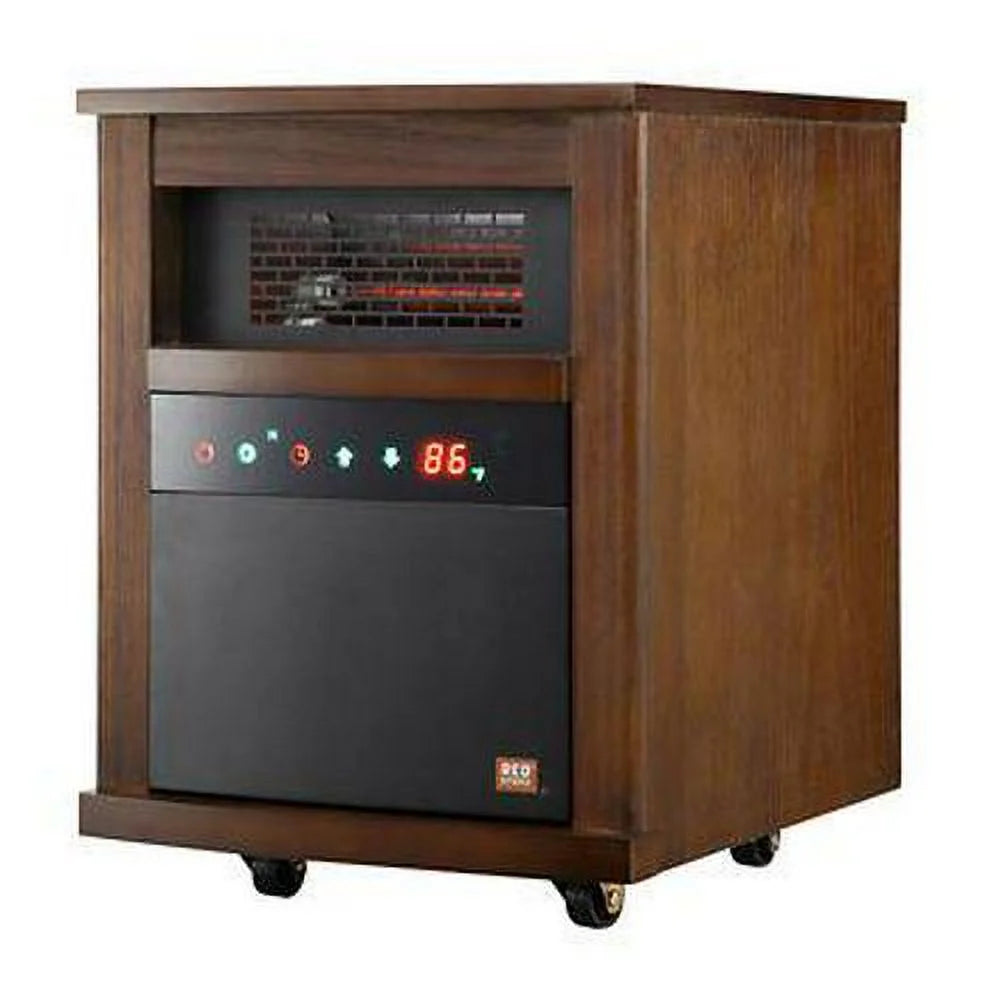 Portable Electric Infrared Heater with Cabinet, 1500W Y47362