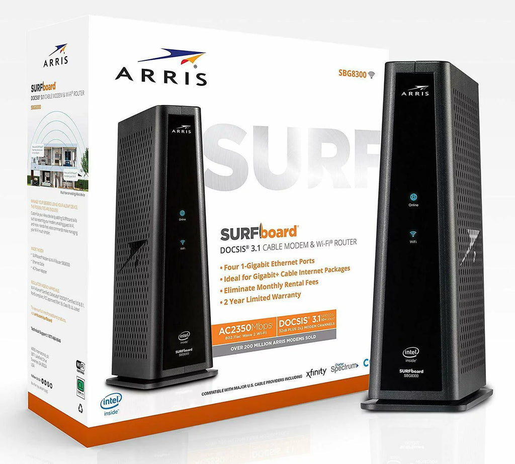 Cable Modem Wireless Router, Wi-Fi 5 Gigabit Ethernet A855059