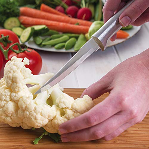 Paring Knife with Stainless Steel Blade and Aluminum Handle, 8-3/8 Inches M279