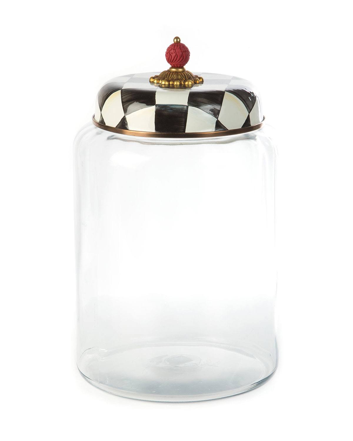 MacKenzie-Childs Courtly Check Storage Canister - Biggest