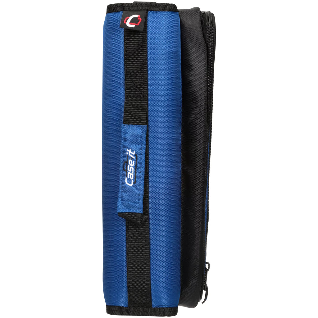 2" O-Ring Zipper Binder with 13" Tablet Pouch, Blue F3298