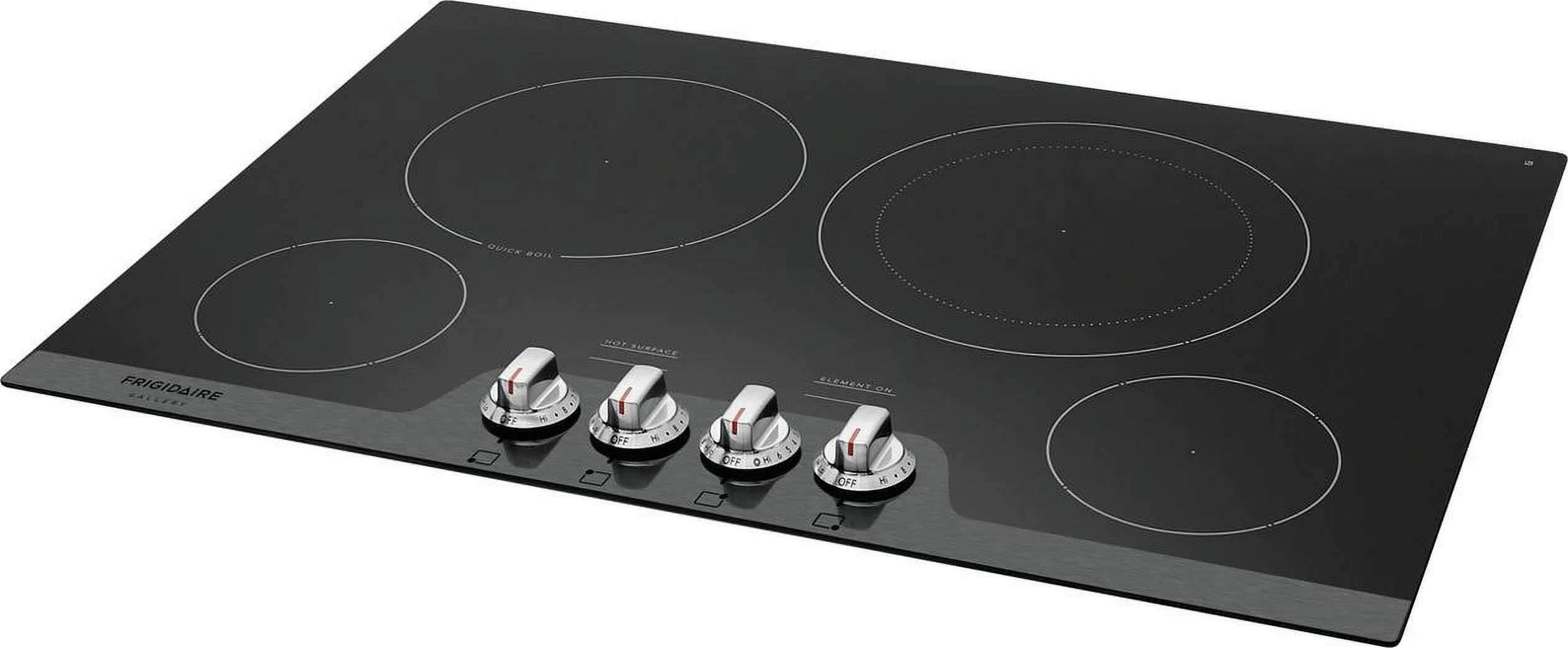 30 inch Stainless 4 Burner Electric Cooktop V48515