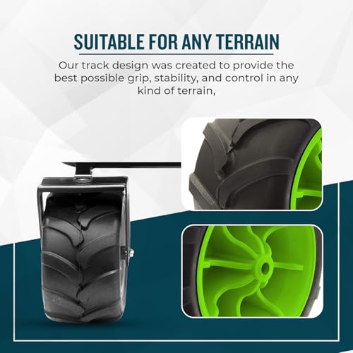 Heavy Duty Solid Tire Wheel for All-Terrain Wagons & Garden Carts A64280