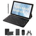 10 Inch Android 14 Tablet with Keyboard, 8GB RAM, 64GB Storage H38978