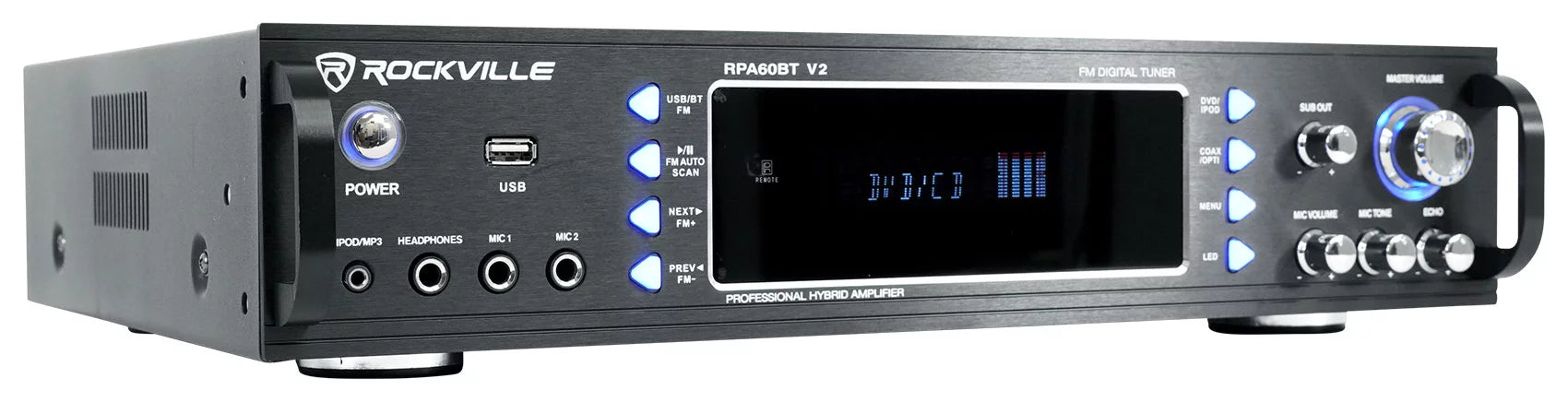 Home Theater Bluetooth Receiver with 4 In-Ceiling 6.5" LED Speakers P521771