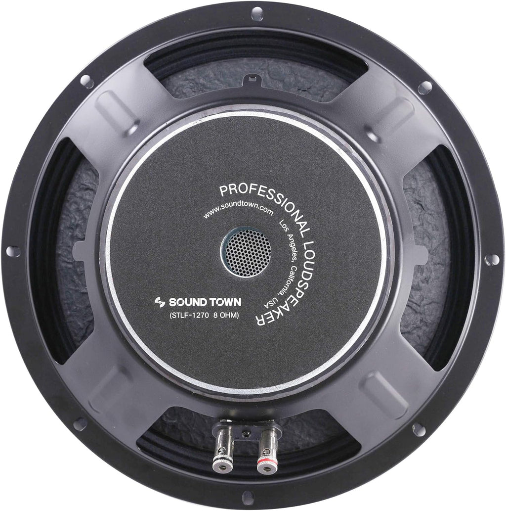 12" Raw Woofer Speaker, 300 Watts, Pro Audio PA DJ Replacement, Pack of 2 E653543