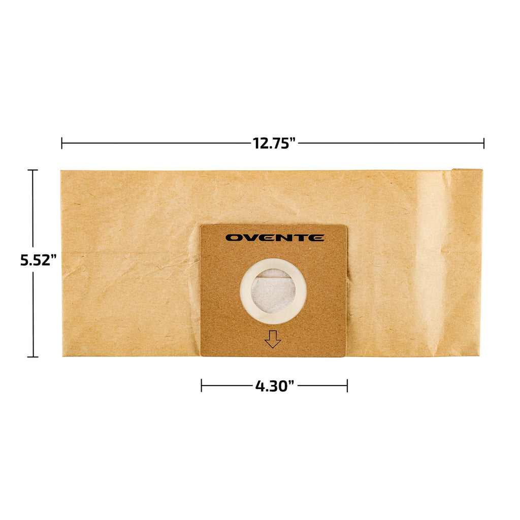 Disposable Compact Dust Bag Replacement for Canister Vacuum Cleaner, 8-Pack J89116