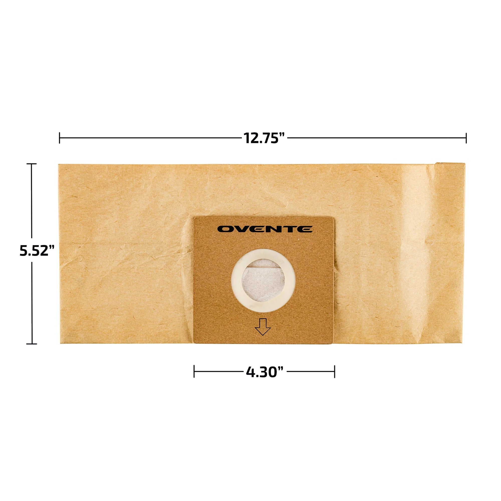 Disposable Compact Dust Bag Replacement for Canister Vacuum Cleaner, 8-Pack J89116