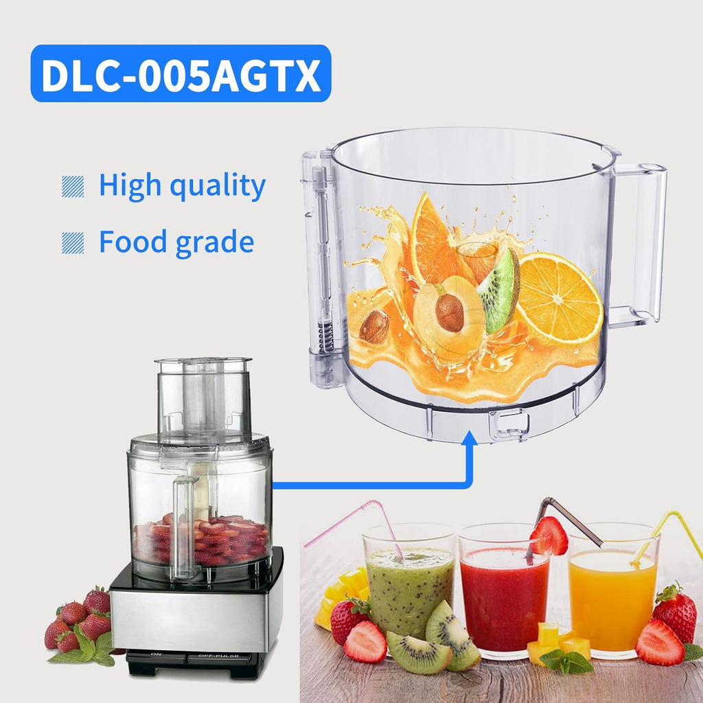 14-Cup Food Processor Work Bowl with 2 Tabs I103