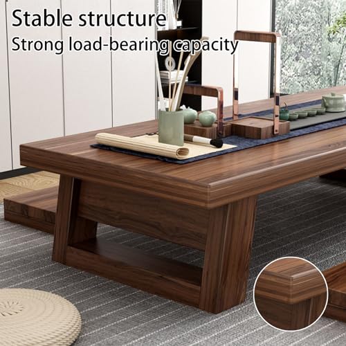 Japanese Floor Table Rectangular Tatami Low Table for Living Room I551