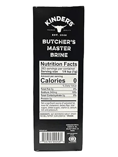 Organic Turkey Brine and Rub Kit with Brining Bag K787