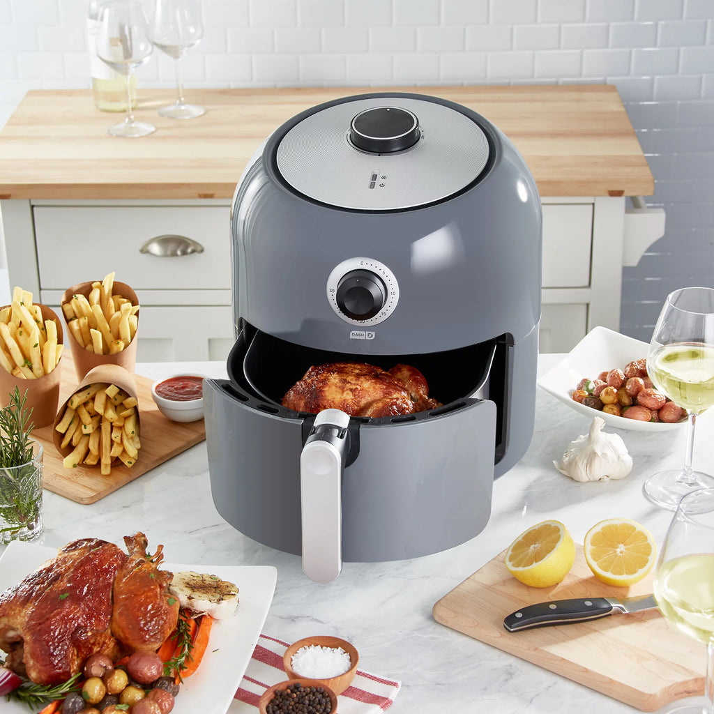 Air Fryer with Temperature Control, 6 Quart W1394