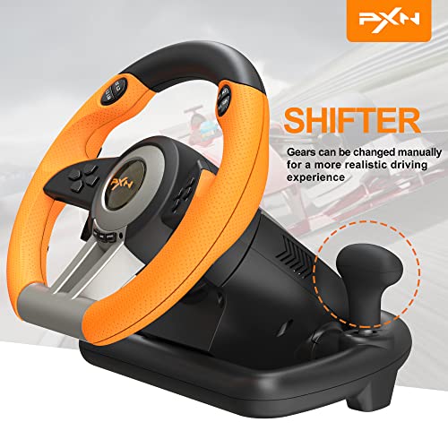 Racing Wheel for PC, PS4, PS3, Xbox Series X|S, Xbox One with Pedal O672481