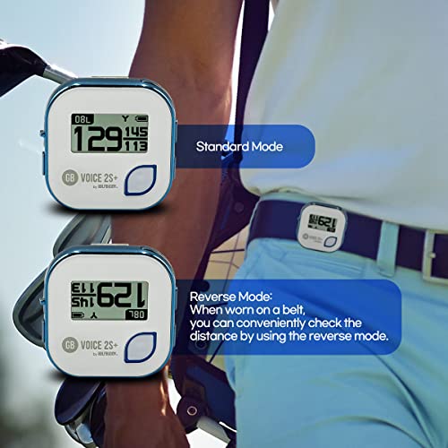 Talking GPS Golf Rangefinder with Slope Mode, 18-Hour Battery, 40,000 Preloaded Courses Q4691