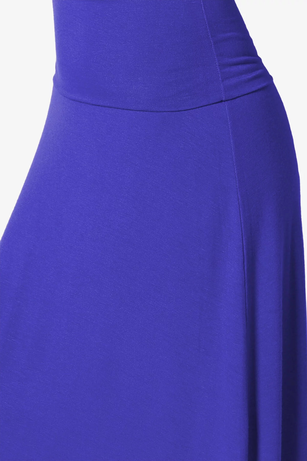Women's Casual Draped Jersey Maxi Skirt Y8012
