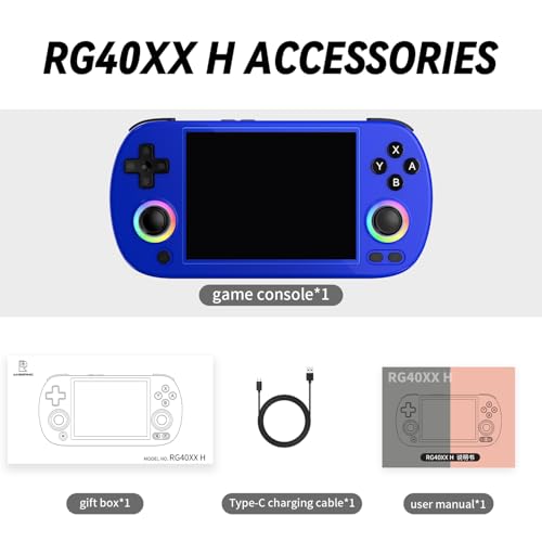 Retro Handheld Game Console with 4-Inch IPS Screen A575