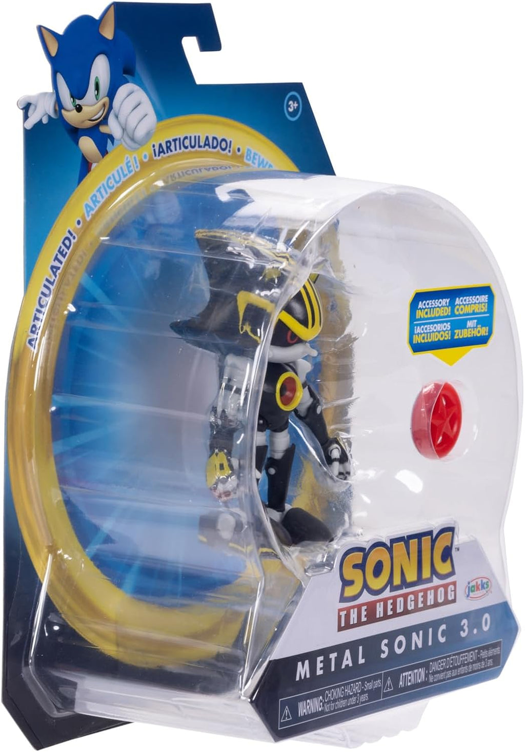 Metal Sonic 3.0 Action Figure with Red Star Accessory M92481